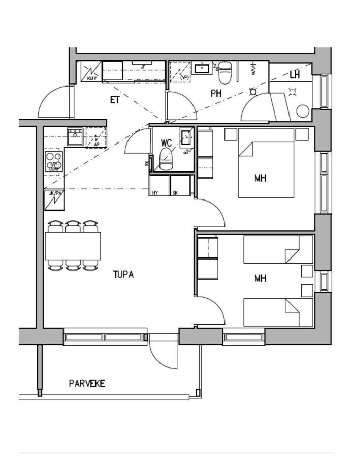 Apartmán Levin Kunkku B6 Exteriér fotografie